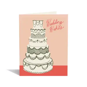 Big Wedding Cake Wedding Card