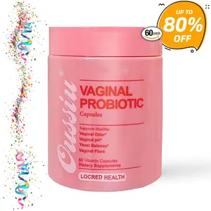 Vaginal Probiotics for Women with Prebiotics & Lactobacillus Blend - Promote Healthy Vaginal Odor, pH Balance & Flora - Women's Vaginal Health Supplement, 60 Capsules Healthcare Fitness Edible Natural Dietary Vitamin