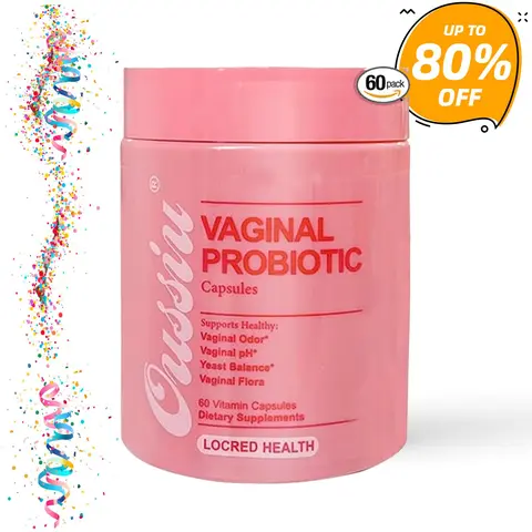 Vaginal Probiotics for Women with Prebiotics & Lactobacillus Blend - Promote Healthy Vaginal Odor, pH Balance & Flora - Women's Vaginal Health Supplement, 60 Capsules Healthcare Fitness Edible Natural Dietary Vitamin