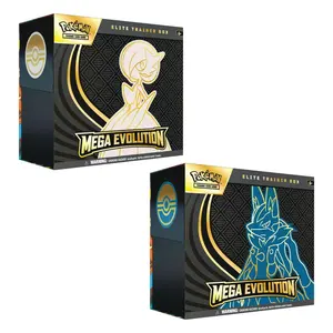 Pokemon TCG Mega Evolution Elite Trainer Box ETB (Gardevoir/Lucario) - 9 Booster Packs + Promo Card