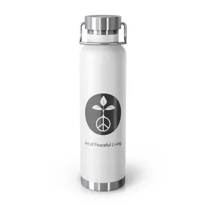 Peace reusable bottle.