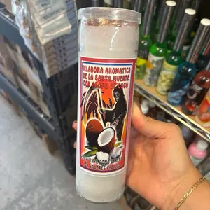 Veladora/Candle Santa Muerte Coco