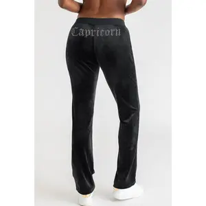 Juicy Couture Capricorn Customizable Big Bling Velour Track Pants
