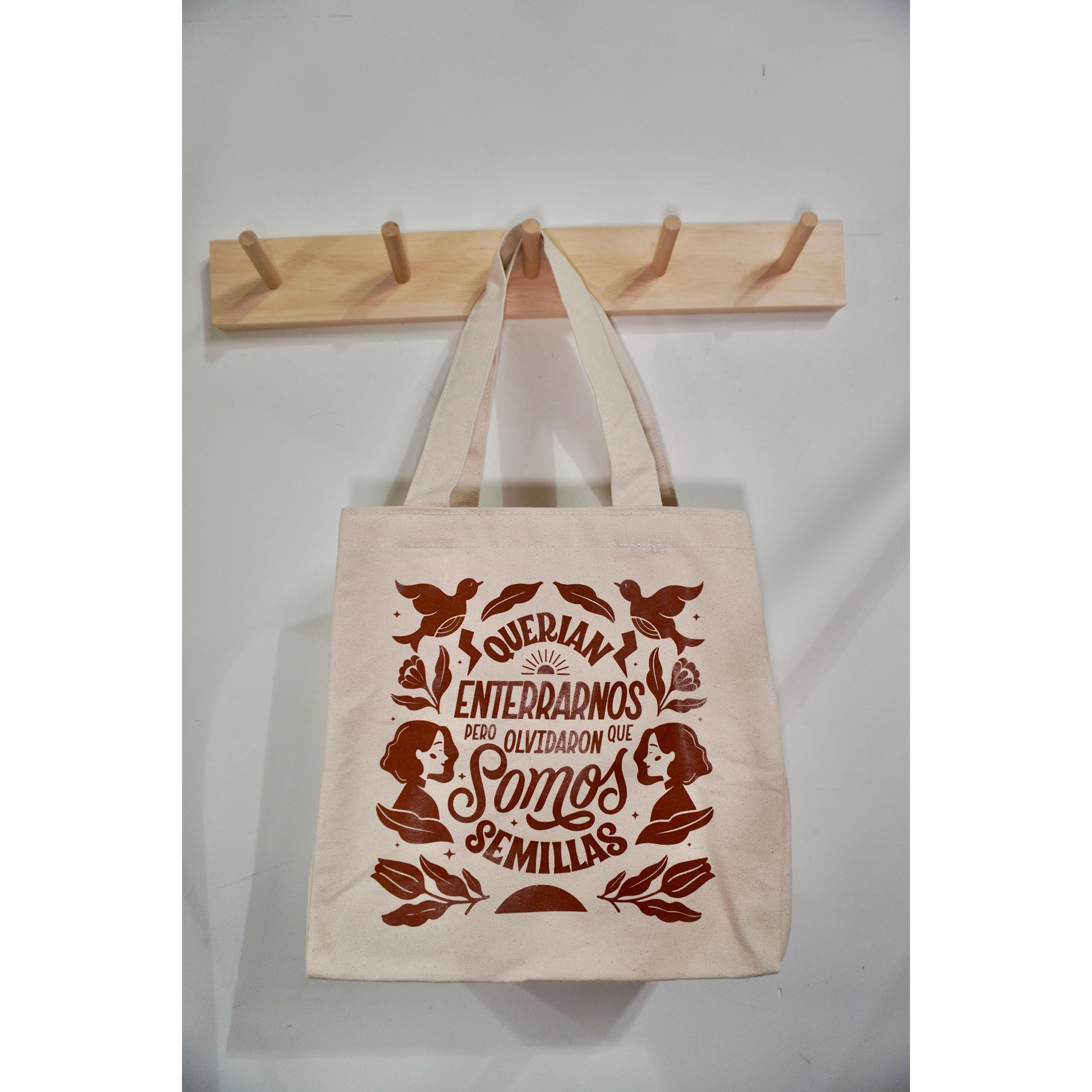 semillas tote bag