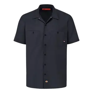 Dickies Mens Industrial Short Sleeve Work Shirt