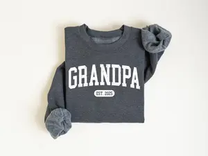 Retro Personalized Grandpa Sweatshirt, Fathers Day Gift, Cool Grandpa Sweatshirt, Gift for Grandparents, Gift for Grandpa, New Grandpa Gift