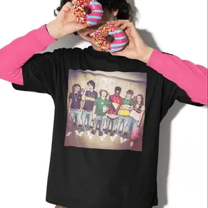 Stranger Gang The Upside Down Hood Hawkins Street Graphic T Shirt