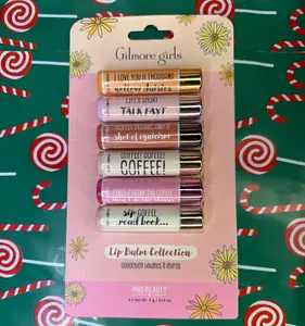 Gilmore Girls Lip Balm Collection Brand New 6 Count Sealed Mad Beauty Lip Balm Collection