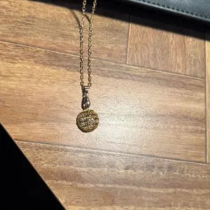 Gold Half Ball necklace