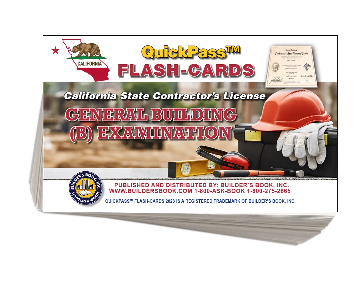 General Building Examination QuickPass Flash Cards