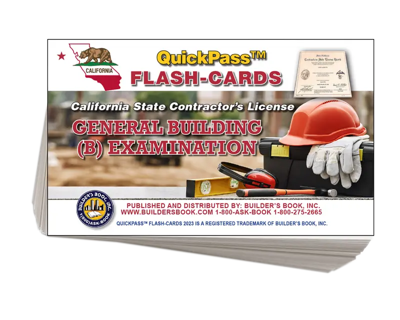 General Building Examination QuickPass Flash Cards