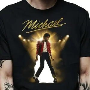 Michael Jackson King of Pop Halftone T-Shirt, Michael Fan Gift, King Of Pop Shirt graphic tees graphic tees