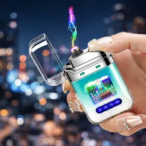 Windproof Electronic Lighter, Usb Rechargeable, Compact And Portable, Ideal For Camping, Travel, Wilderness Survival, Candles, Aromatherapy, And Outdoor Adventures. Stylish Design And Robust Construction. Camping Gear.