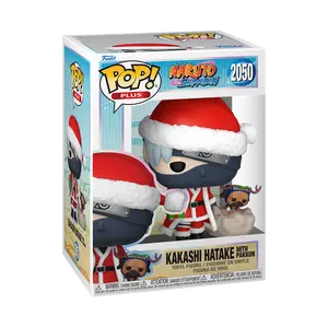 Funko Pop! Plus Naruto: Shippuden - Kakashi Hatake with Pakkun (Holiday Outfit) #2050 Collectible Pop Vinyl Figure