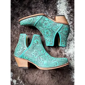 Myra Bag - High Mesa Booties in Turquoise