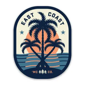 East Coast Palms Sticker