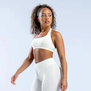 Branded sports bra — women’s seamless shaping fitness top, branded, suitable for summer workouts and fitness
