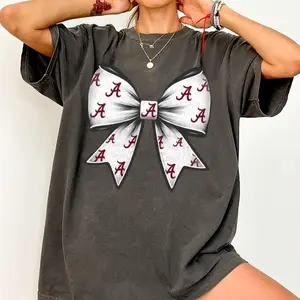 Roll tide football TShirt And Sweatshirt, Coquette bow Alabama, Bama Shirt, Crimson tide Shirt , Alabama mascot Shirt, coquette bow Shirt, Cotton All Sizes Colors, Gift for Women, Gift for Man, Full Size, Full Collor Top Womenswear