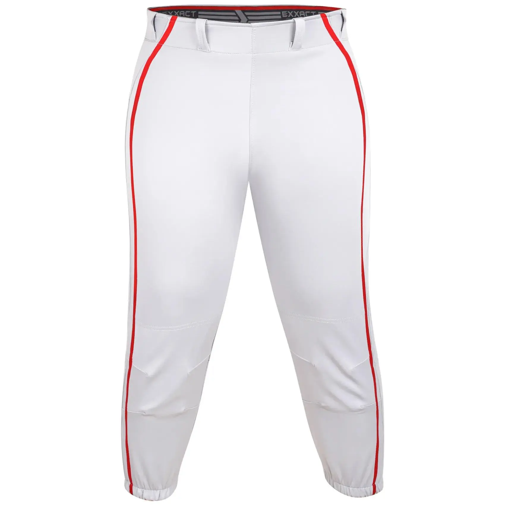 Yoga/Knicker Style Softball Pants For Women (White/Red)
