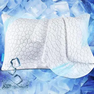 Size Cooling Fiber Pillowcase (1 Pack) - Luxury, fits Hotel, Memory  & Down Pillows. Smooth Zipper, Cool for hot Sleepers, Machine Washable.