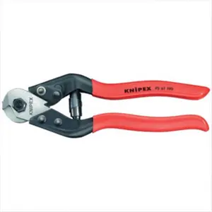 Knipex 414-9561190 5/32" Rod Iron Wire Rope Cutter