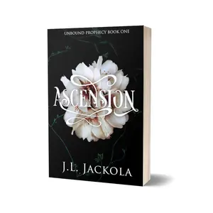 Signed paperback of Ascension, Unbound Prophecy Book One, an enemies to lovers romantasy