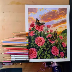 Pink Rose Bush | Limited Edition Prints