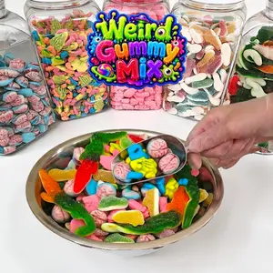 Aliens Poop Weird Gummy Mix 1 POUND | 5 Different Forms Funny Novelty Gummy Candy Mix