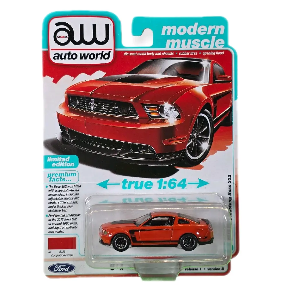 Auto World Limited Edition Diecast Collectible Collectible Model Car - 2012 Ford Mustang Boss 302