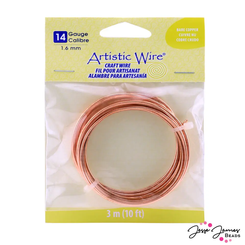 Beadalon Craft Wire 14 Gauge in Bare Copper Beadalon Craft Wire 14 Gauge in Bare Copper