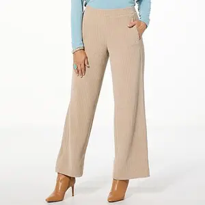 MarlaWynne WynneLayers Plush Ottoman Knit Straight Leg Pant