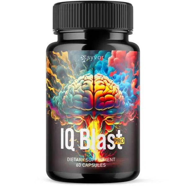IQ Blast Pro Brain Supplement for Memory Focus and Cognitive Function Support 1 Pack