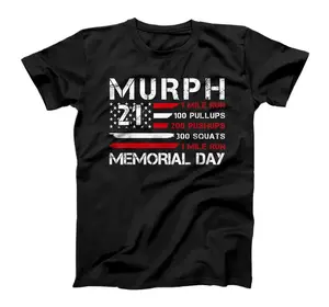 Murph 2021 American Patriotic Workout Challenge Memorial Day T-Shirt, Sweatshirt, Hoodie
