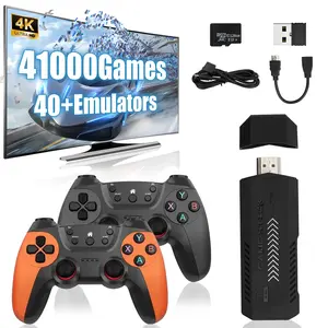 X2 Ultra 64G Retro Game Stick 4K, HDMI Plug and Play Video Game Console, with 2.4G Wireless Controller,Nostalgia Arcade Handheld Emulators for TV Game Lovers