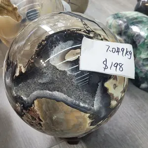 Madeline volcano agate sphere