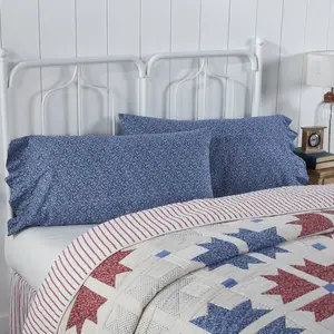 Celebration Ruffled Pillow Case Set of 2