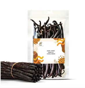 15 Organic Vanilla Beans, Premium Whole Grade A Pods for Homemade Vanilla Extract, Baking & Brewing, Non-GMO & Gluten-Free - Perfect Native Vanilla