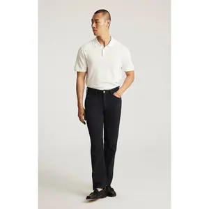 MARCUS SLIM STRAIGHT LEG IN NAVY HERRINGBONE