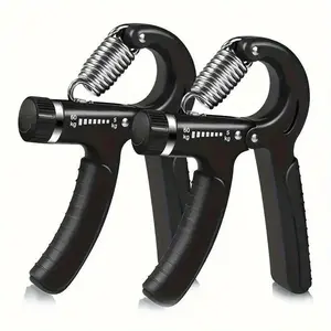 2 pcs Grip Strength Trainer, Hand Grip Strengthener, Adjustable Resistance 22-132Lbs, Perfect for Musicians Athletes and Hand Injury Recovery