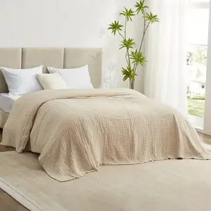 6-Layer Muslin Blanket - Ultra Soft, Lightweight & Breathable Comfort for All-Season Relaxation