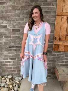 Denim Star Patchwork Jumper by BlueVelvet