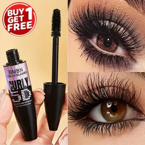 Buy one get one free - 2 for a total - 5D Fiber Mascara. Waterproof and sweatproof formula, perfect for creating thick, long and curled lashes. Precision brush design, ideal for parties, music festivals, and party makeup. Long-lasting and durable.