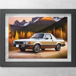 1982 Subaru BRAT Classic Car Poster Decor Room Ornaments Artistic Wall Decoration Photo Print