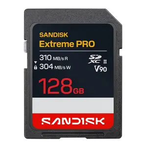 SanDisk 128GB Extreme PRO UHS-II V90 SDXC Memory Card