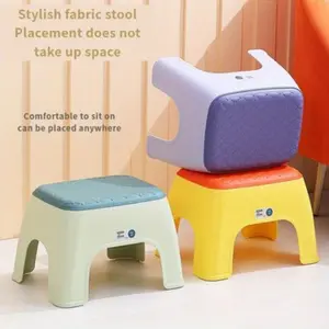3pcs Thickened Stackable Plastic Stools, Non-Slip Portable Outdoor Camping Benches, Universal for Bathroom, Garden, Patio Use