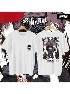 Jujutsu Kaisen Fushiguro Megumi Comfortable T-shirt 2026 Summer Men's and Women's Fashion Casual Short Sleeve T-shirt Street Clothing