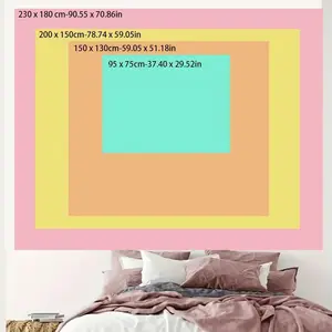 Fashionable Two Guinea Pigs Eating Green Leaves Tapestery, Peach Skin Velvet, 90g, Printed, Transverse Orientation, Ideal for Living Room, Bedroom, Office, Party Decor, Non-Electric, Home Room Background, Polyester