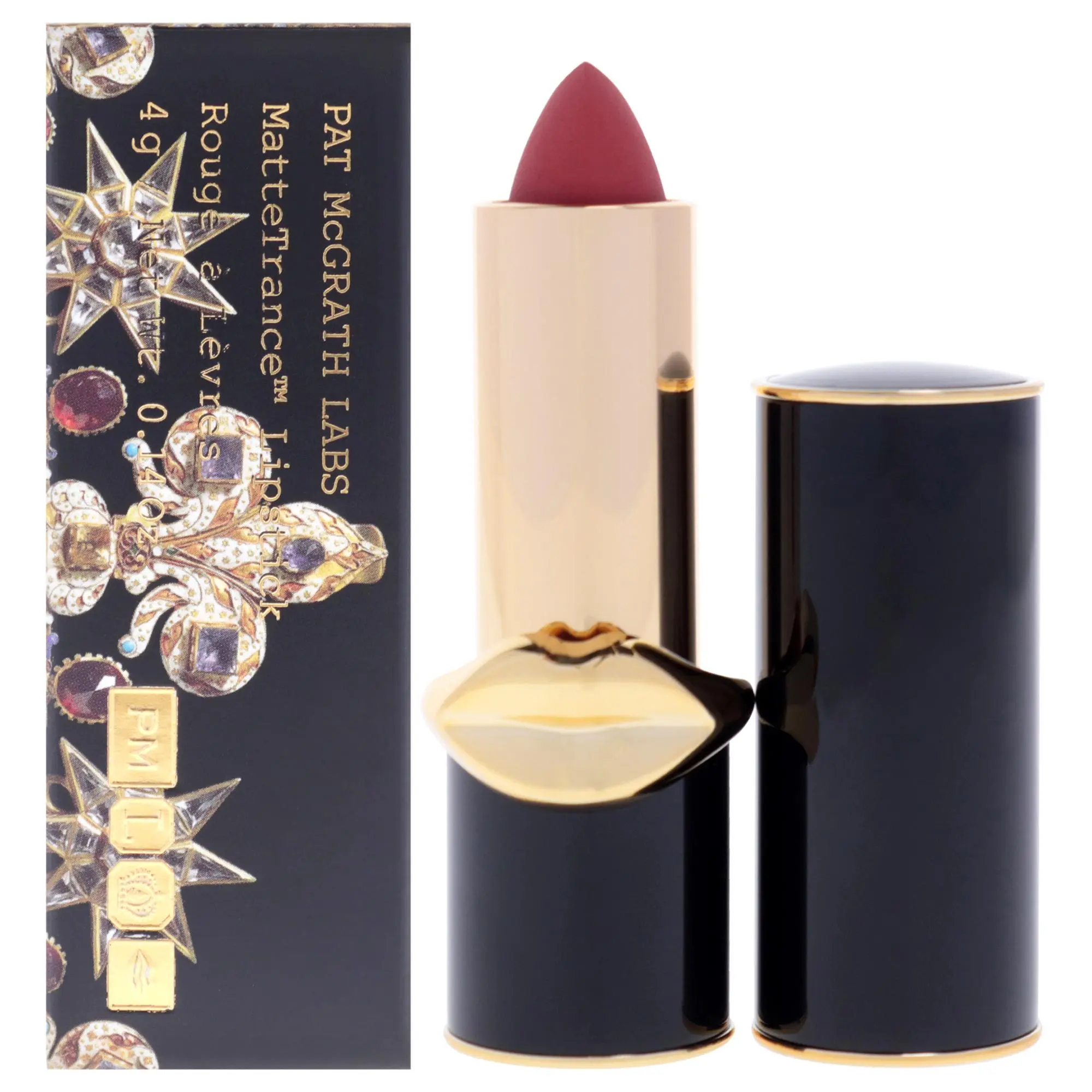 Pat Mcgrath Labs MatteTrance Lipstick - Shade 057 Fever Dream, Women's Bold Hue Cosmetic Makeup, 0.14oz