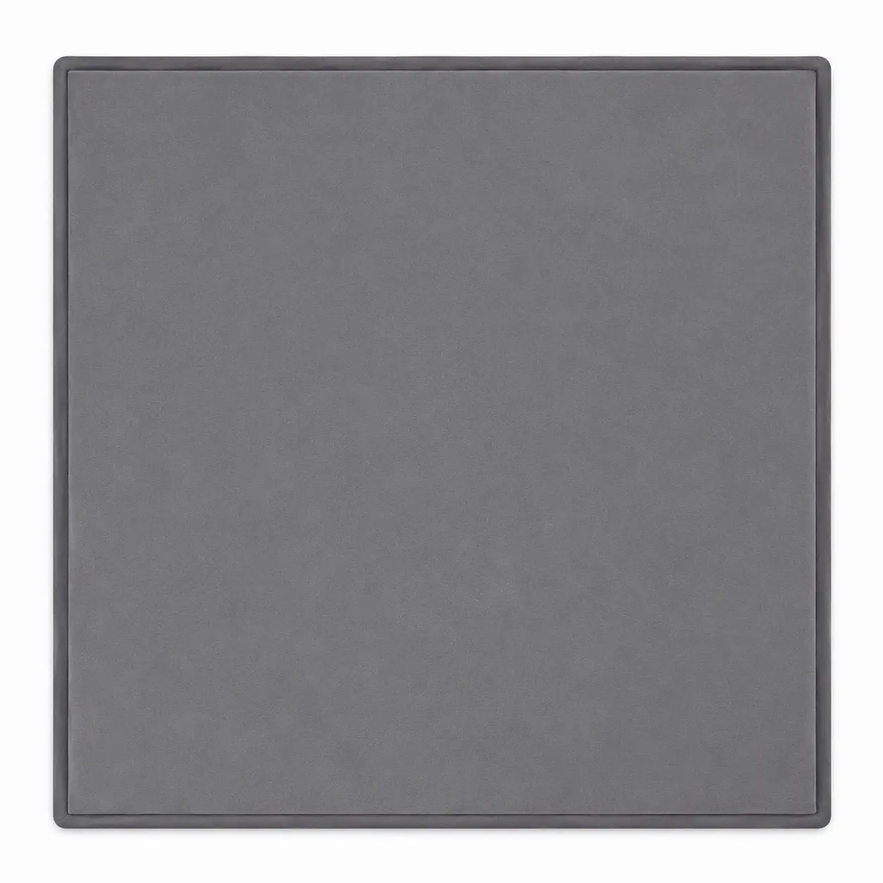 Ultra-Soft Velvet Living Room Carpet 2CM Thick Memory Foam Playpen Mat (Gray)