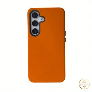 Phone case: Bright orange background Suitable for  s23ultra/s23plus/s22/s22plus/s22ultra/s21/s21plus/s21ultra/s23/s24/s24plus/s24ultra/s20fe/s24fe/A16/A15/s25/s25plus/s25ultra/A26/A36/A56 straight  shockproof and drop protection case